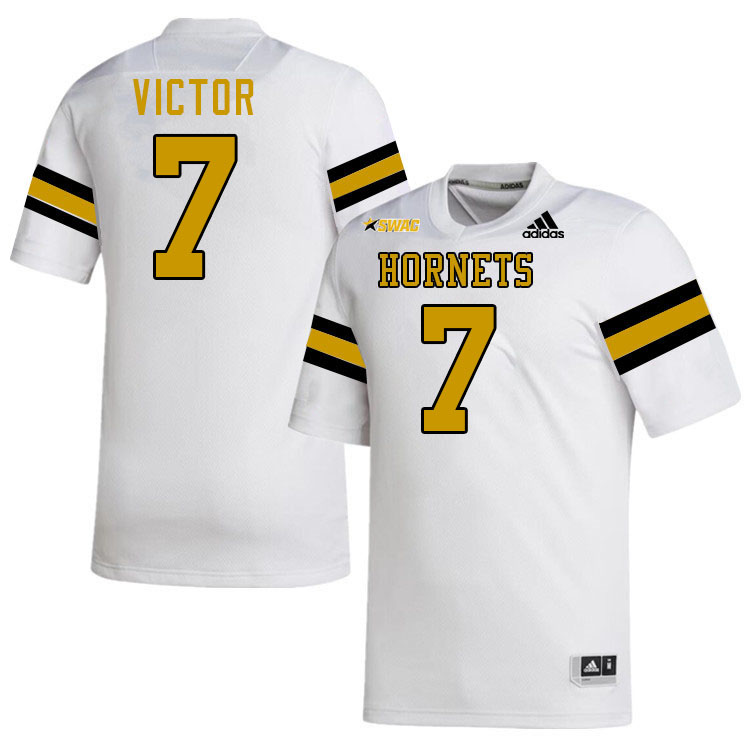 Alabama State Hornets #7 Mikey Victor College Football Jerseys Stitched Sale-White